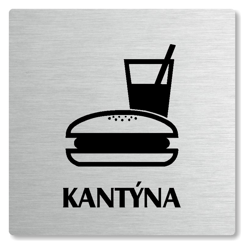 Kantýna, 80x80mm, stříbrná, Nevada